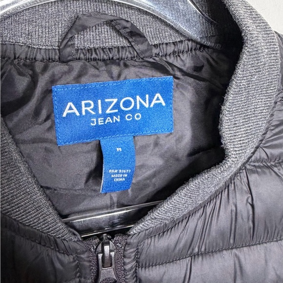 Arizona Jean Company Men’s Black Quilted Puffer Jacket - Picture 3 of 5